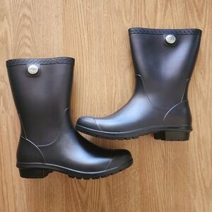 UGG Black Women's Rain Boots